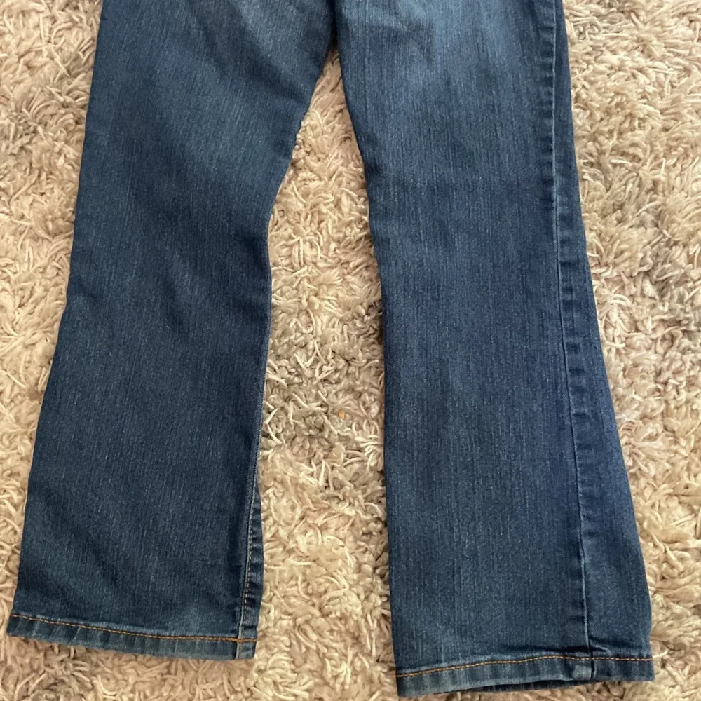 The‎ Childrens Place Girls Dark Wash Bootcut Jeans Size 6/7 Adjustable Waist